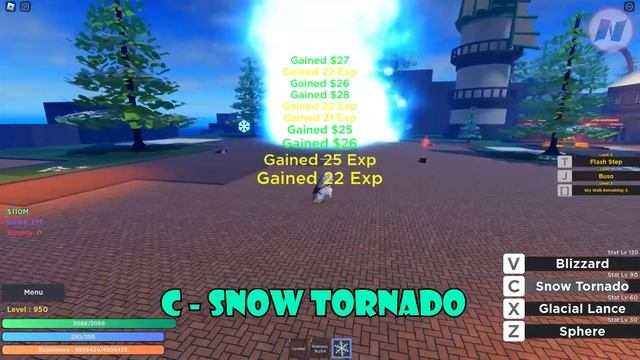 Snow Snow Fruit Showcase Haze Piece | Roblox смотреть онлайн