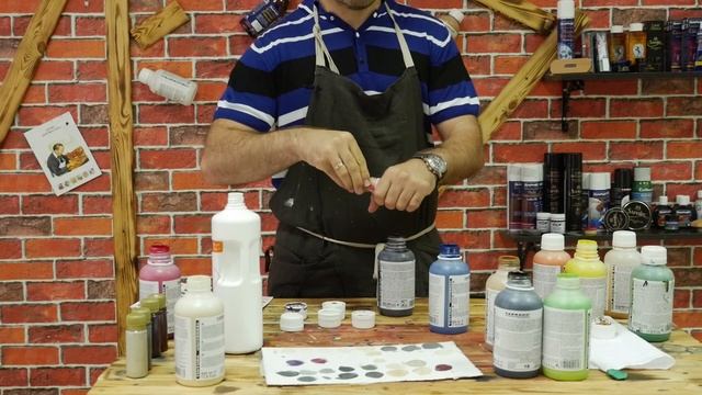 КАК КОЛЕРОВАТЬ КРАСКИ ДЛЯ КОЖИ ? смотреть онлайн