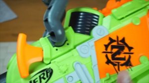 ? ЗОМБИ НЁРФ БЛАСТЕР БЕНЗОПИЛА ☠ - NERF ZOMBIE BRAINSAW BLASTER ?