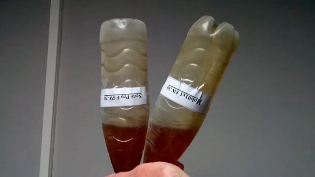 Сравнительный тест масел Mobil1x1 5-30 и Neste Pro f 5-30 при -30С на текучесть. смотреть онлайн