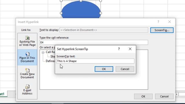 How To Easily Create A Mouse Over Tooltip To Any Shape Or Image In Excel