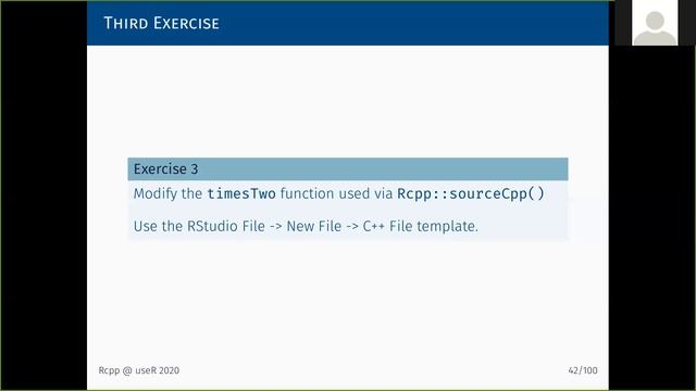 useR! 2020: Seamless R and C++ integration with Rcpp (D. Eddelbuettel), tutorial смотреть онлайн