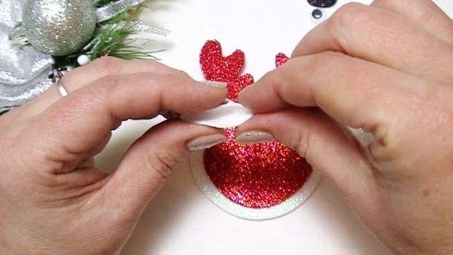 DIY Christmas decorations - Christmas ornaments glitter foam - Christmas Crafts смотреть онлайн