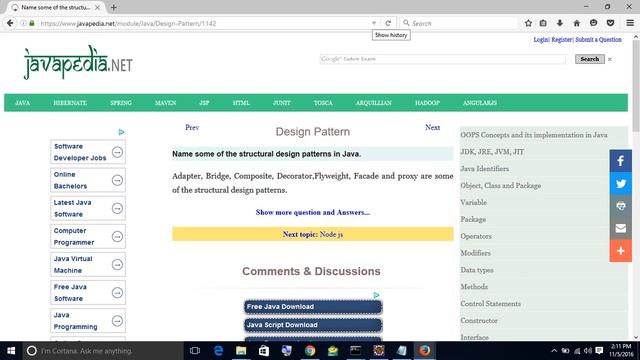 Name some of the structural design patterns in Java.
| javapedia.net смотреть онлайн