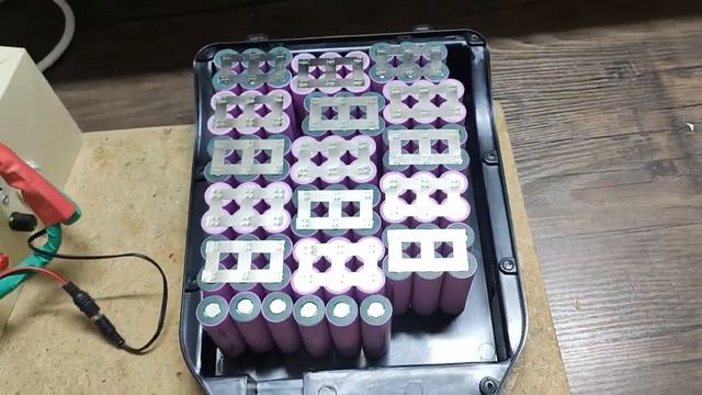 Сборка батареи для city coco 60V24A смотреть онлайн