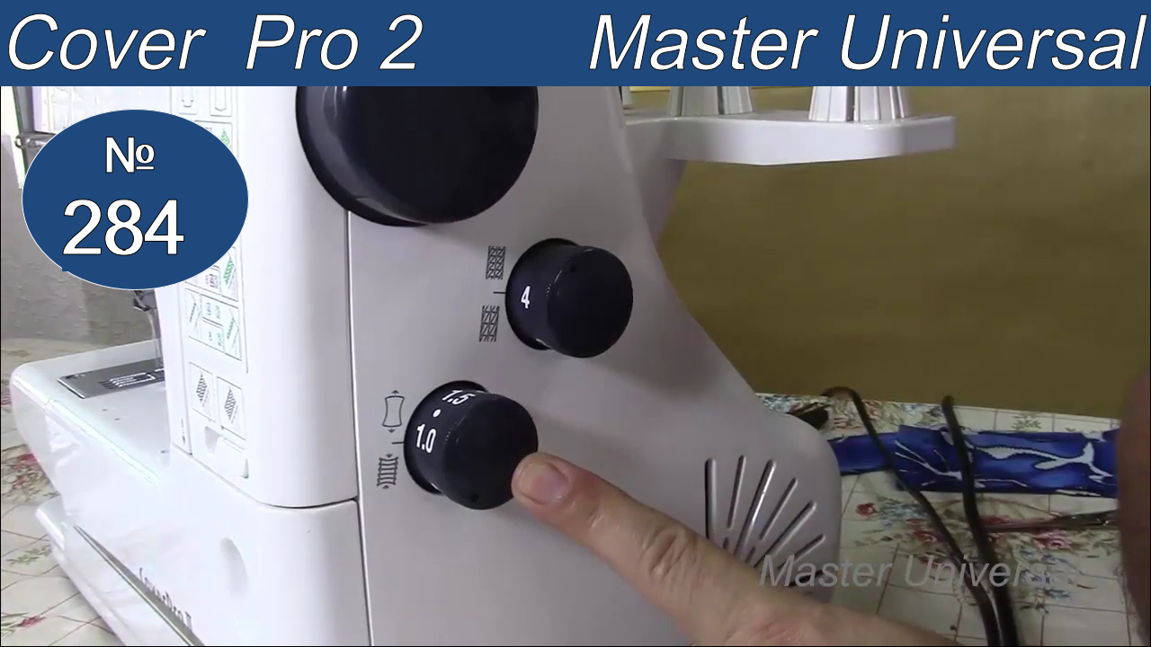 Регулировка дифференциала, давления лапки, слайдер. Регулировки строчки по таблице. Видео №284.