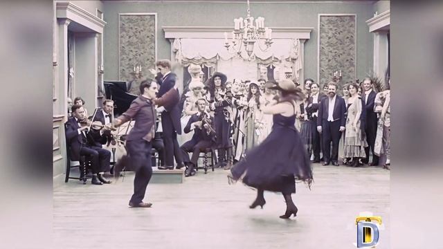 Charlie Chaplin - dancing scene from The Count (1916) смотреть онлайн