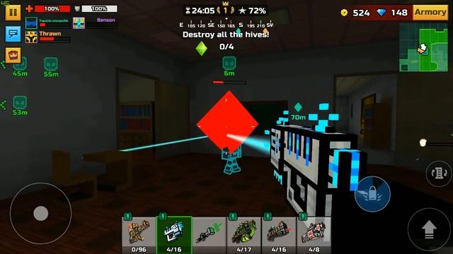 Pixel Gun 3D - Gameplay Walkthrough Part 100 - Raid смотреть онлайн