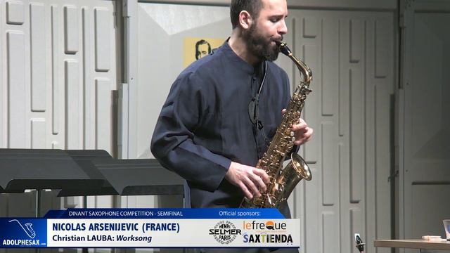 Nicolas Arsenijevic (France) -  Worksong By Christian Lauba (Dinant 2019)