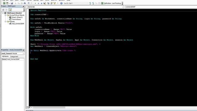 Connect to SAP using Excel VBA - Simple Excel VBA смотреть онлайн