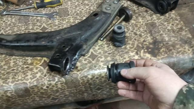 Как запресовать сайлентблоки передних рычагов daewoo nexia смотреть онлайн