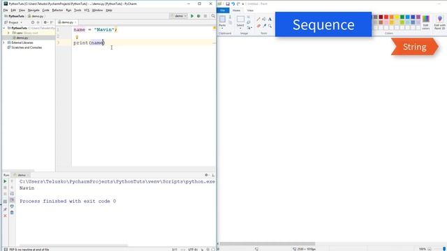 #2 Python Tutorial | Sequence | String in Hindi смотреть онлайн