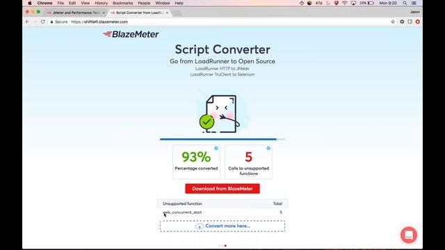 LoadRunner to JMeter Script Converter смотреть онлайн