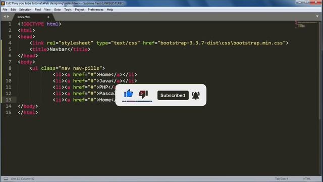 Bootstrap 4 Navbar Concepts | BOOTSTRAP 4 TUTORIAL смотреть онлайн