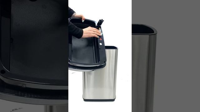 ШИРОКОЕ СЕНСОРНОЕ МУСОРНОЕ ВЕДРО прямоугольное внутр ведро, Foodatlas JAH-5112, 30 л смотреть онлайн