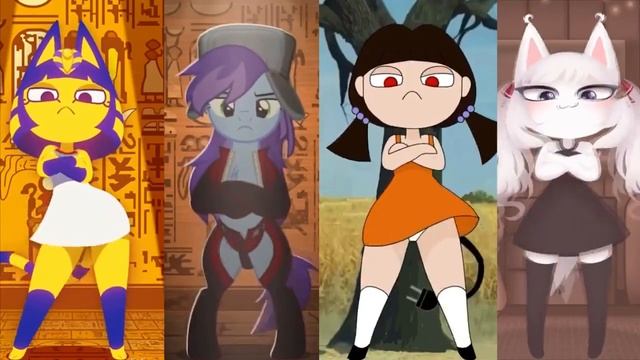 Ankha VS My little Pony VS Squid game VS Koneko animation meme dance смотреть онлайн