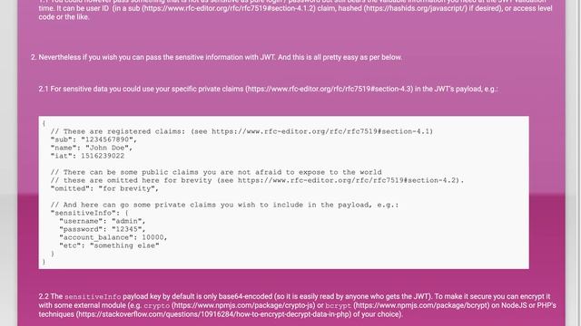Is it ok to store user credentials in the JWT смотреть онлайн