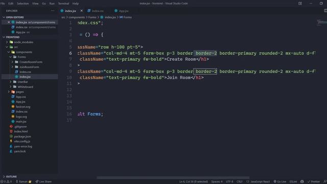 #4 Create Room and Join Room Forms UI | Node Js React Js Real-Time White Board Sharing App смотреть онлайн
