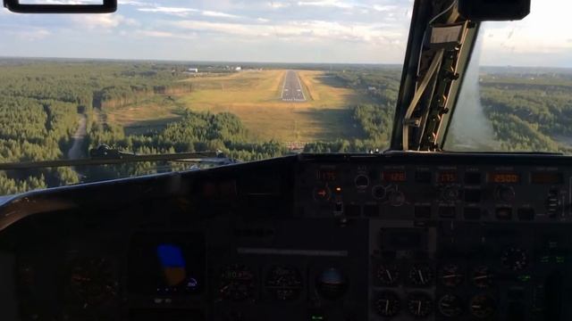 Ухта. Посадка БОИНГ-737 смотреть онлайн