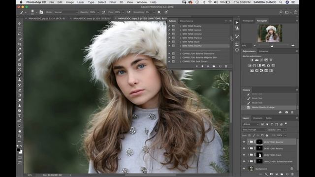 Winter Retouch Edit - Snow Day Overlays Collection Photoshop Actions