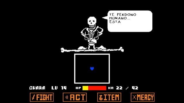 Disbelief Papyrus (UnderTale Fangame) - COMO SACAR EL FINAL: ARREPENTIDO! смотреть онлайн