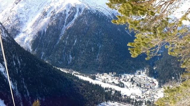 Домбай февраль 2018