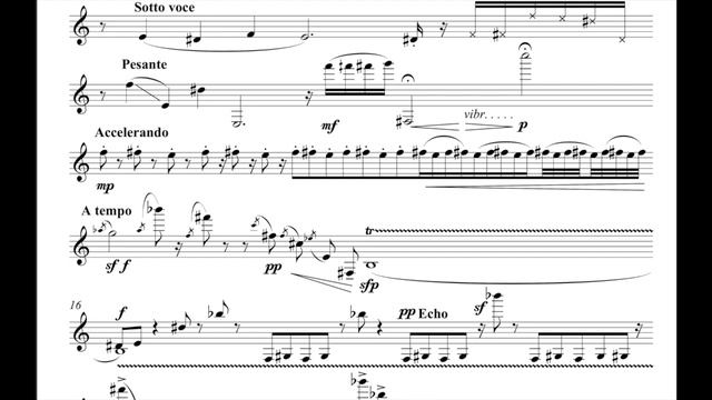 "M.L.C." for clarinet solo смотреть онлайн