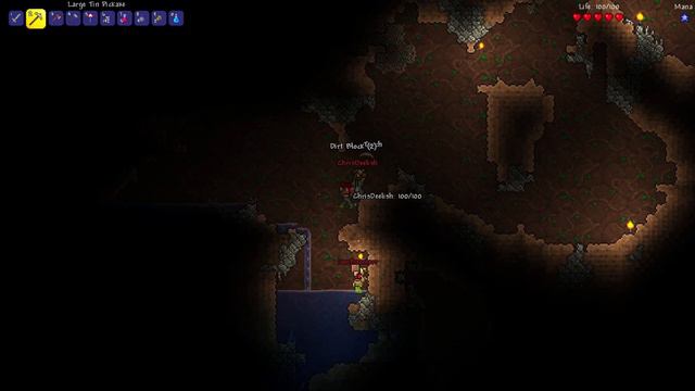 Crazy Minecart Cave! - Let's Play Vanilla Terraria - Gameplay : Part 4 (P смотреть онлайн