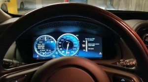 Ягуар (Jaguar XJL) проверить уровень масла и скрытое меню.