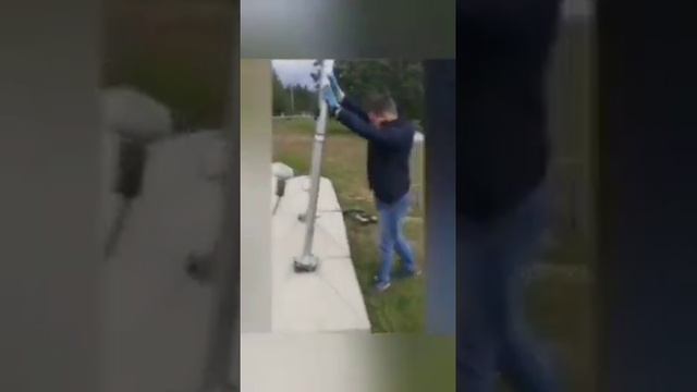 Монтаж уличного флагштока смотреть онлайн