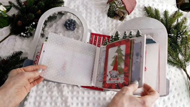 Зимний альбом с подсветкой, обзор. Скрапбукинг, альбомы на заказ смотреть онлайн