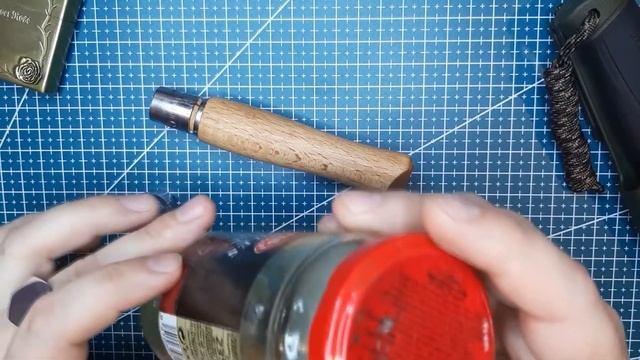 Мое мнение и пропитка деревянной ручки  Opinel 9. Опинель и льняная олифа.