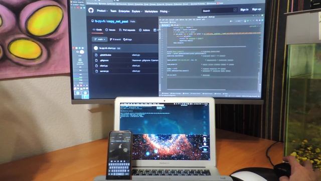 Мультиплатформенный сетевой буфер обмена - (Win Mac iPhone Linux) - Multiplatform network clipboard смотреть онлайн