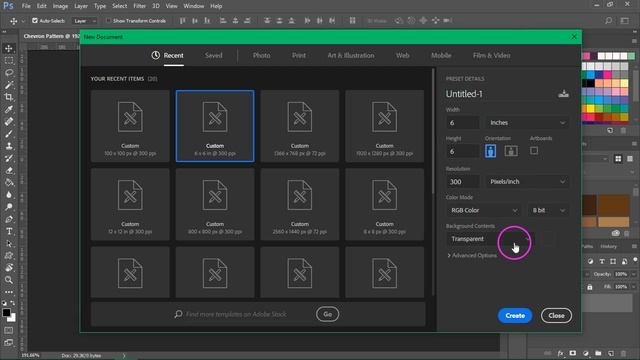 How To Make A Chevron Pattern In Photoshop