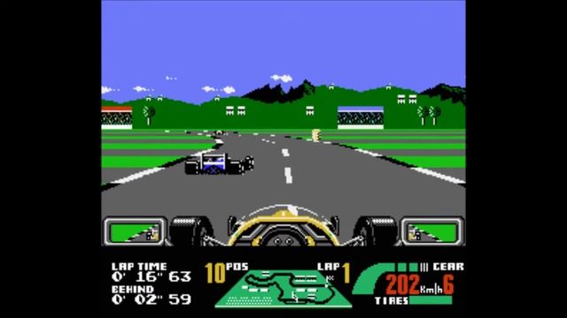 Обзор Nigel Mansell's World Championship (NES) ревью review смотреть онлайн