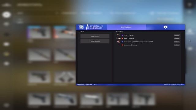 ? SAPPHIRE CHANGER! НОВЫЙ ИНВЕНТОРИ ЧЕНДЖЕР SAPPHIRE ДЛЯ CS GO! Sapphire Inventory Changer