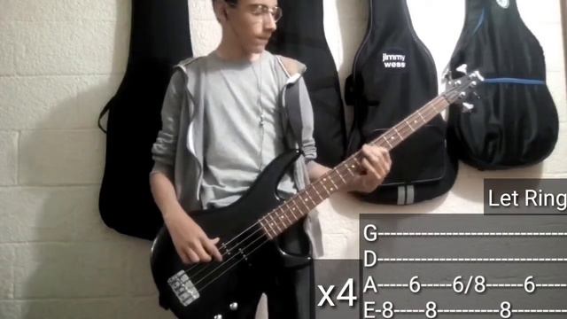 Clutch - Gone Cold (Bass Cover With Live Tabs) смотреть онлайн