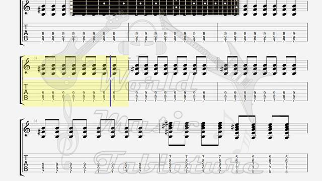 Dionysos Feel Can Dali GUITAR 1 TAB смотреть онлайн