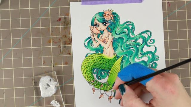 Coralia | Embossing Paste Stencilling | Hello Series #4 смотреть онлайн