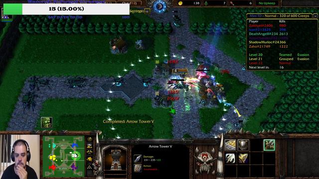 Warcraft 3 Mini Circle TD #10 - Cool version try it смотреть онлайн