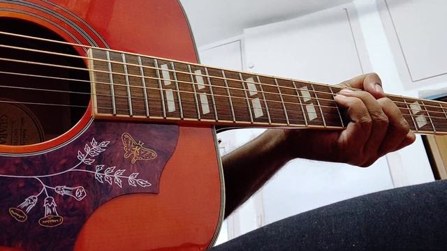 "Ramble on" on Epiphone hummingbird pro смотреть онлайн