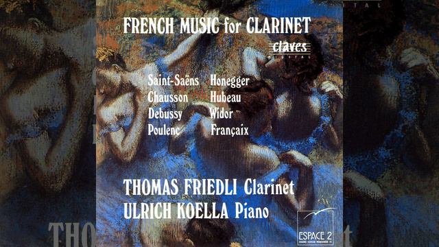 Sonate pour Clarinette et Piano: II. Romanza смотреть онлайн