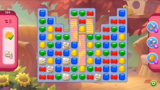 Homescapes Level 784 - 16 Moves - No Boosters