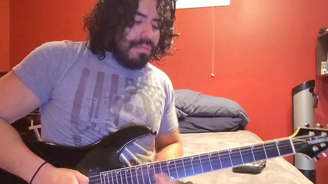 Queen - Bohemian Rhapsody guitar solo cover смотреть онлайн