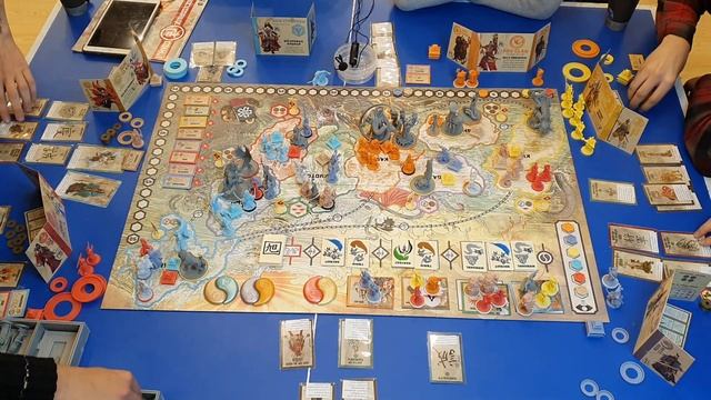 Восходящее солнце Rising Sun + все допы Kickstarter let's play играем в настольную игру смотреть онлайн