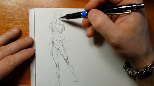 Как нарисовать ПОСТРОЕНИЕ ТЕЛА ЧЕЛОВЕКА КАРАНДАШОМ! Учимся рисовать ПОСТРОЕНИЕ ТЕЛА ЧЕЛОВЕКА смотреть онлайн