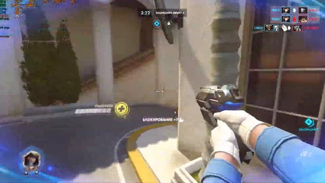 Overwatch Low settings Phenom II x4 965 BE+gtx1050 смотреть онлайн