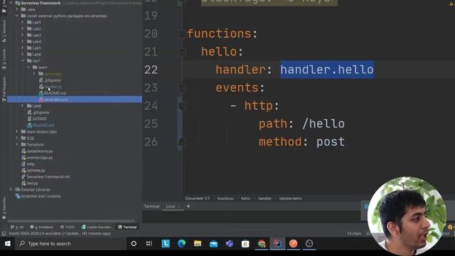 Getting Started with serverless Framework |API Gateway and lambda | Lab 7 смотреть онлайн
