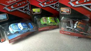 Обзор гонщиков № 28, 82, 31 Тачки 3 от Mattel 2017 год