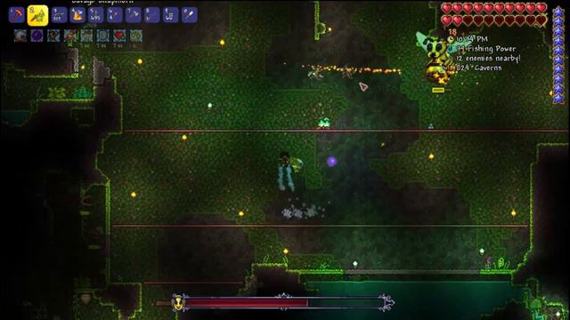 Terraria 1.4 Master Mode Summoner - Queen Bee Fight смотреть онлайн
